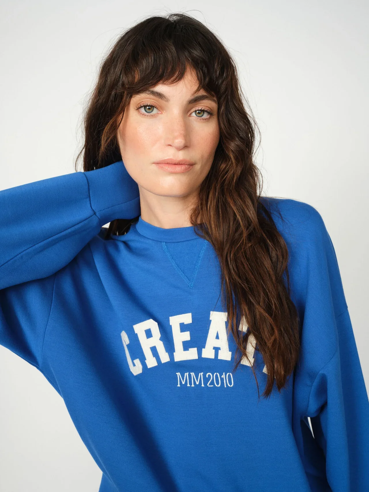Celli O-LS Sweatshirt | Blue Lolite - Image 2