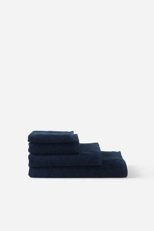 Classic Cotton Hand Towel | Navy