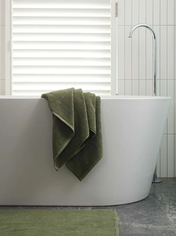 Classic Cotton Towel Bundle | Olive - Image 2