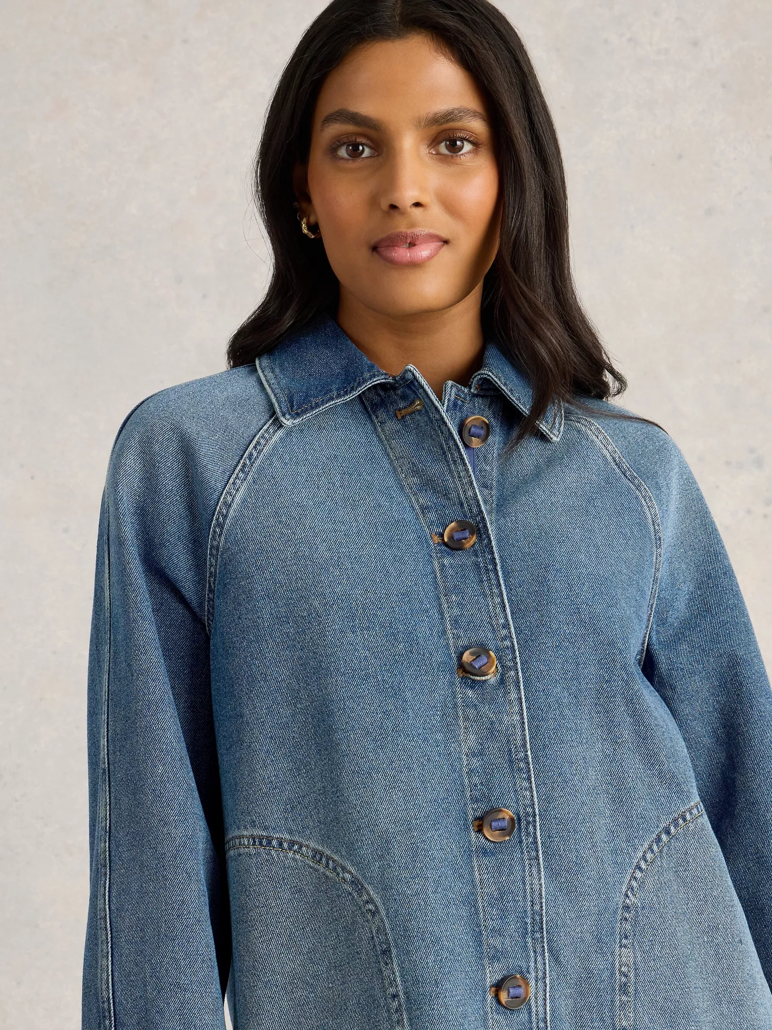 Eden Denim Jacket | Mid Denim - Image 2