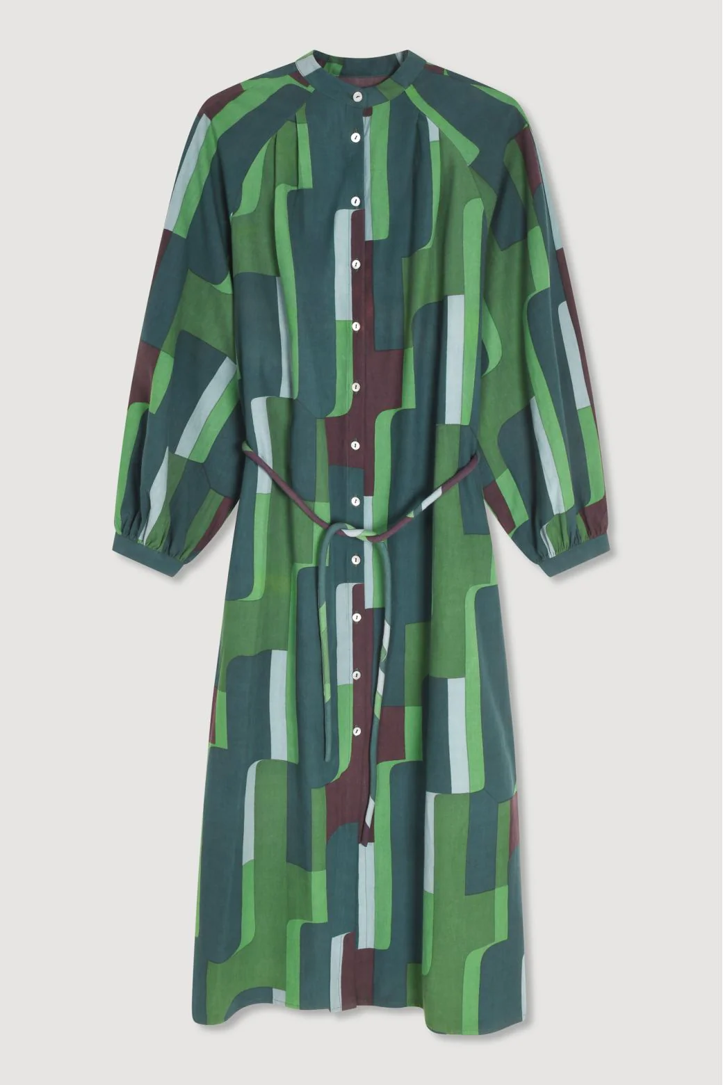 Eulalie Petra Dress | Green - Image 3