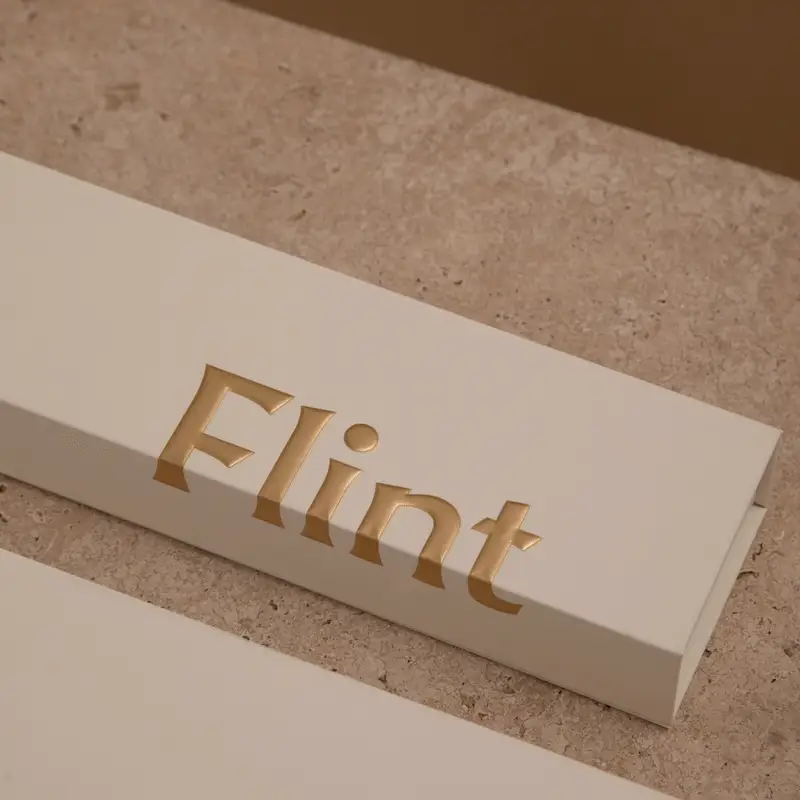 Flint Rechargeable Lighter | Gold - Image 3