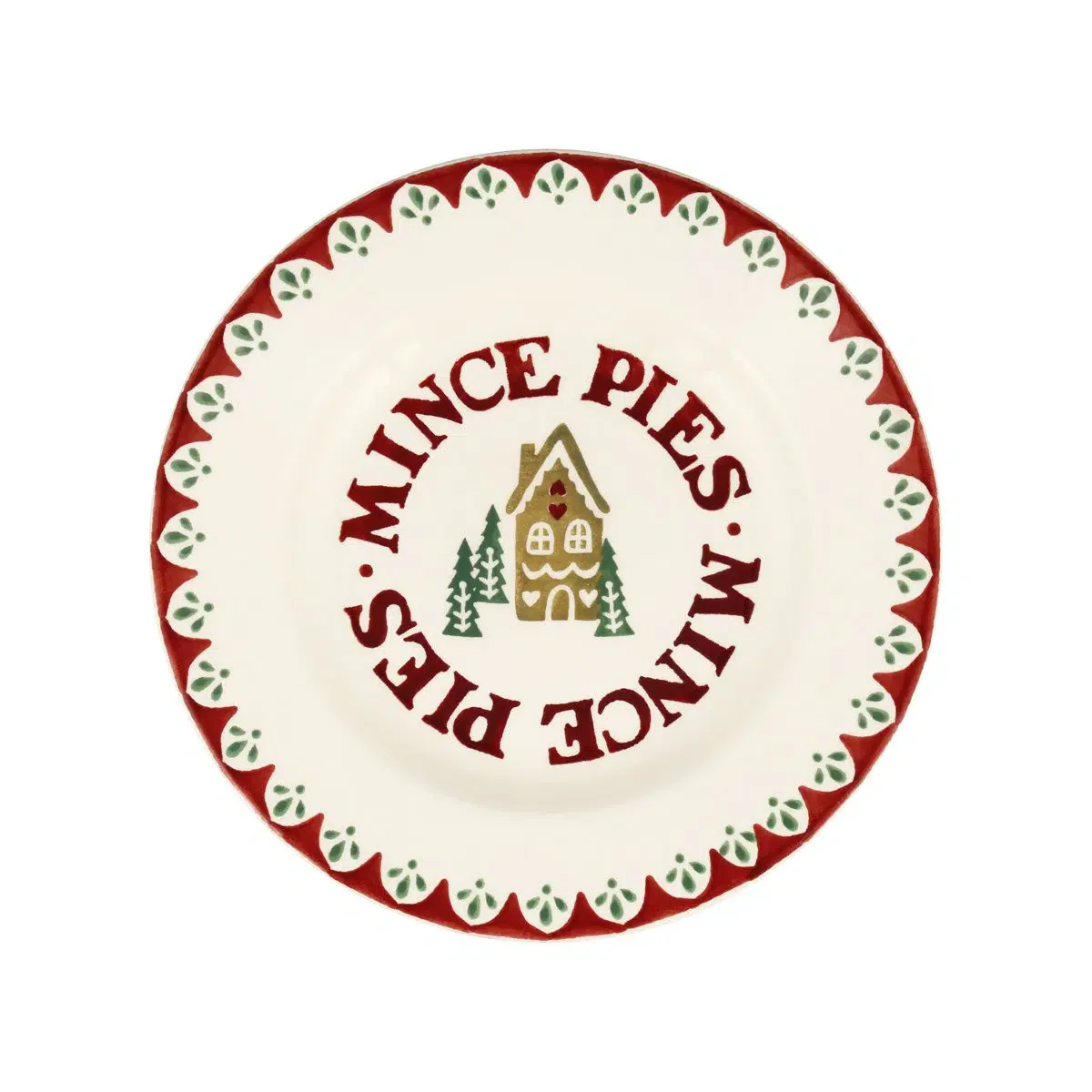 Gingerbread House Mince Pies 8 1/2" Plate - Image 2