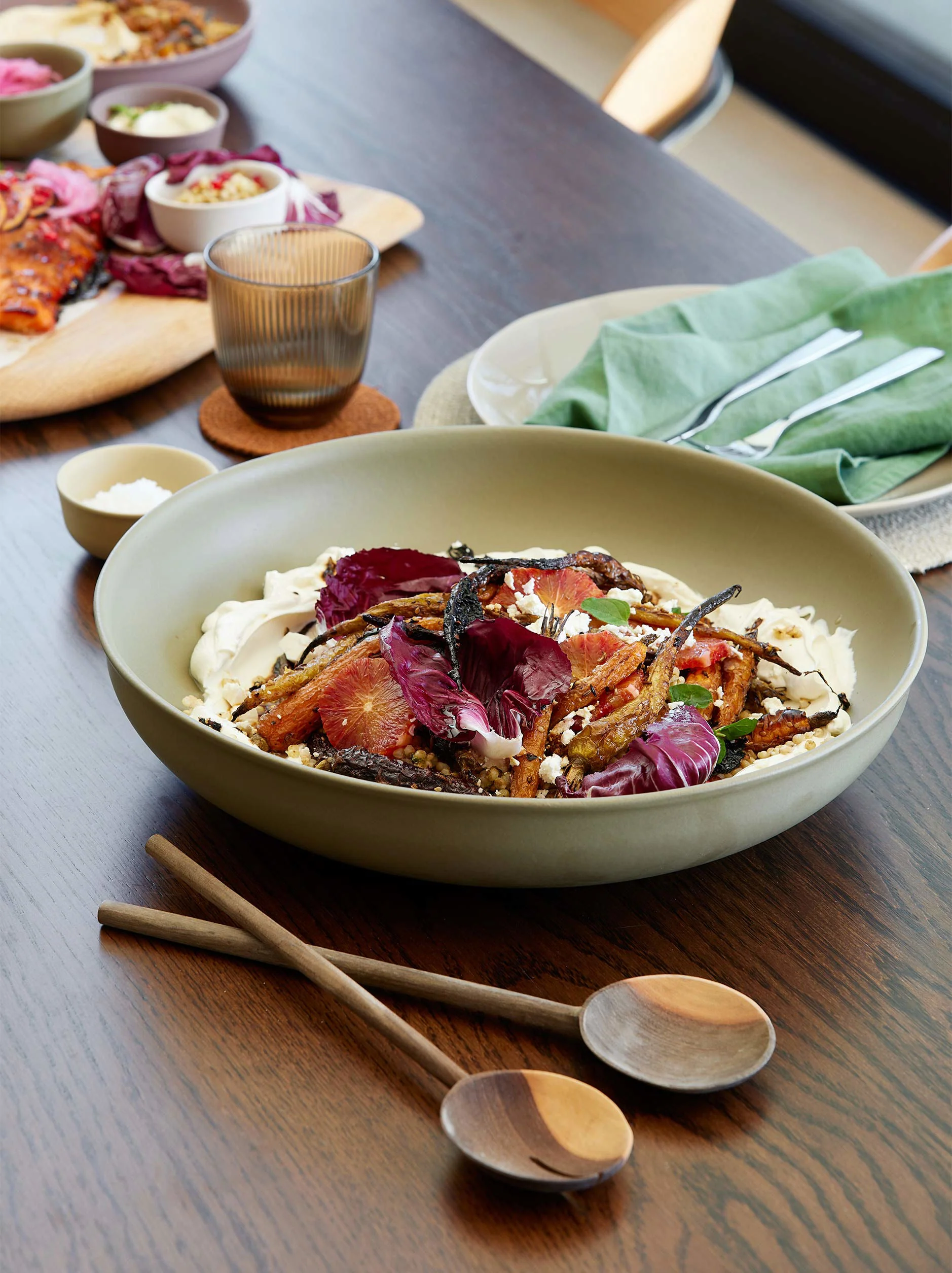 Halo Serving Bowl | Low Fennel Large - Image 2
