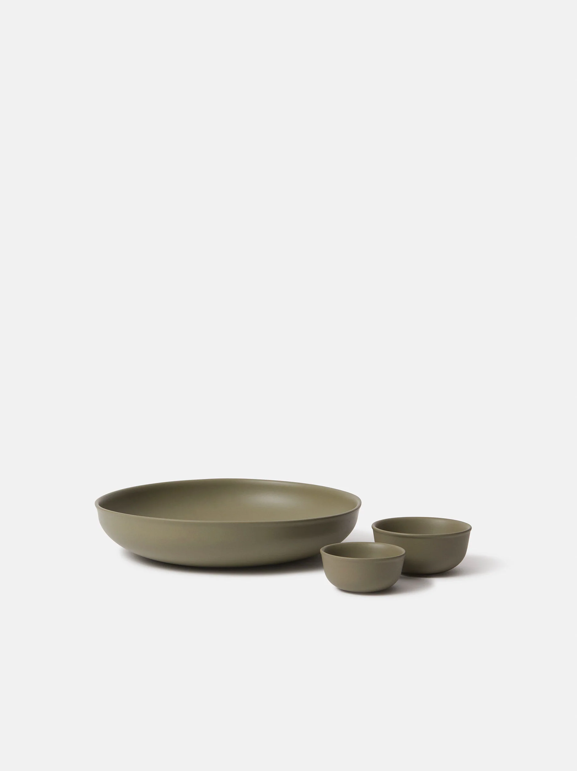 Halo Serving Bowl | Low Fennel Large - Image 5