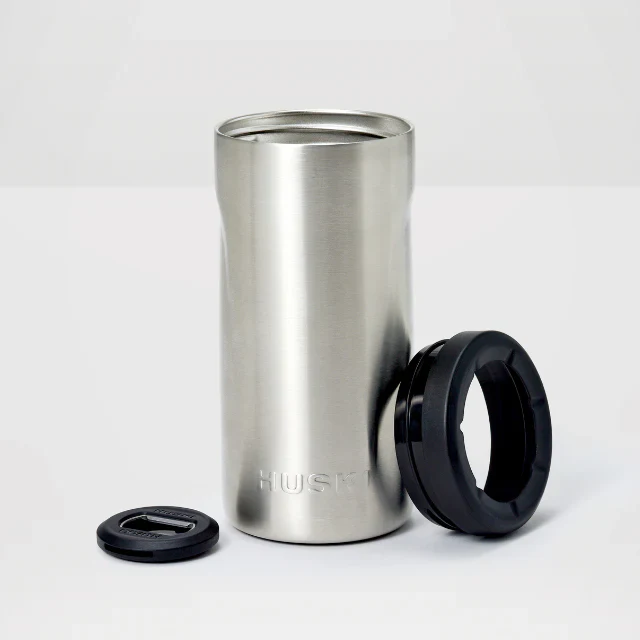 Huski Big Can Cooler | Brushed Stainless - Image 4