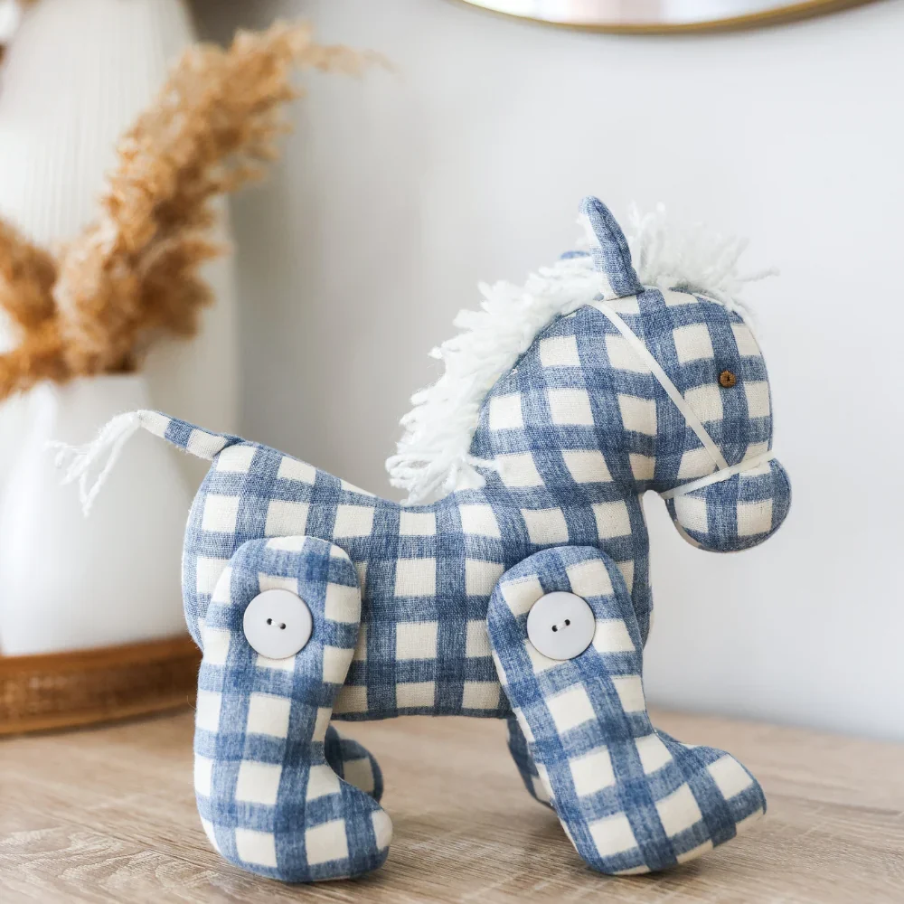 Jointed Pony | Chambray Check - Image 2