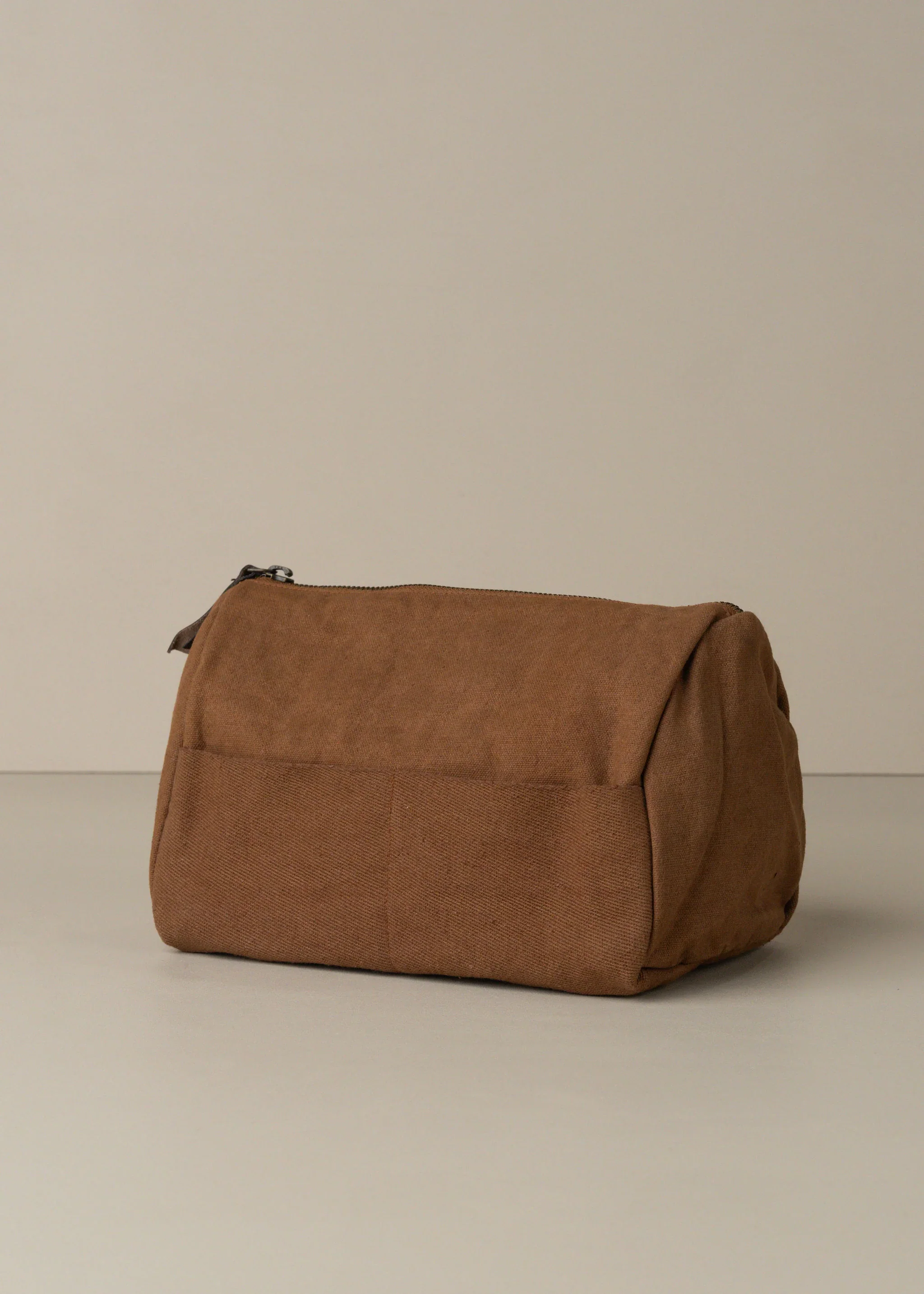 Journey Toiletry Canvas Bag | Cinnamon - Image 3