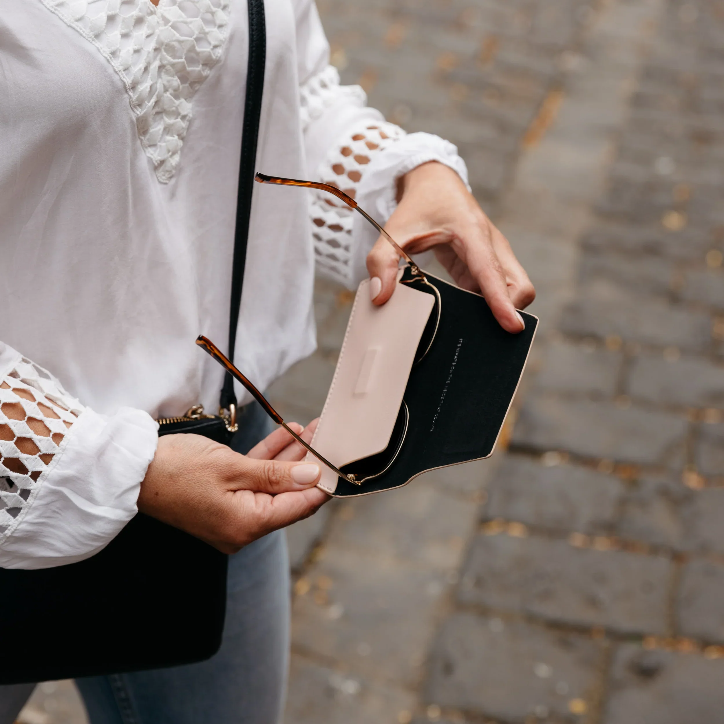Leather Glasses Case | Blush - Image 7