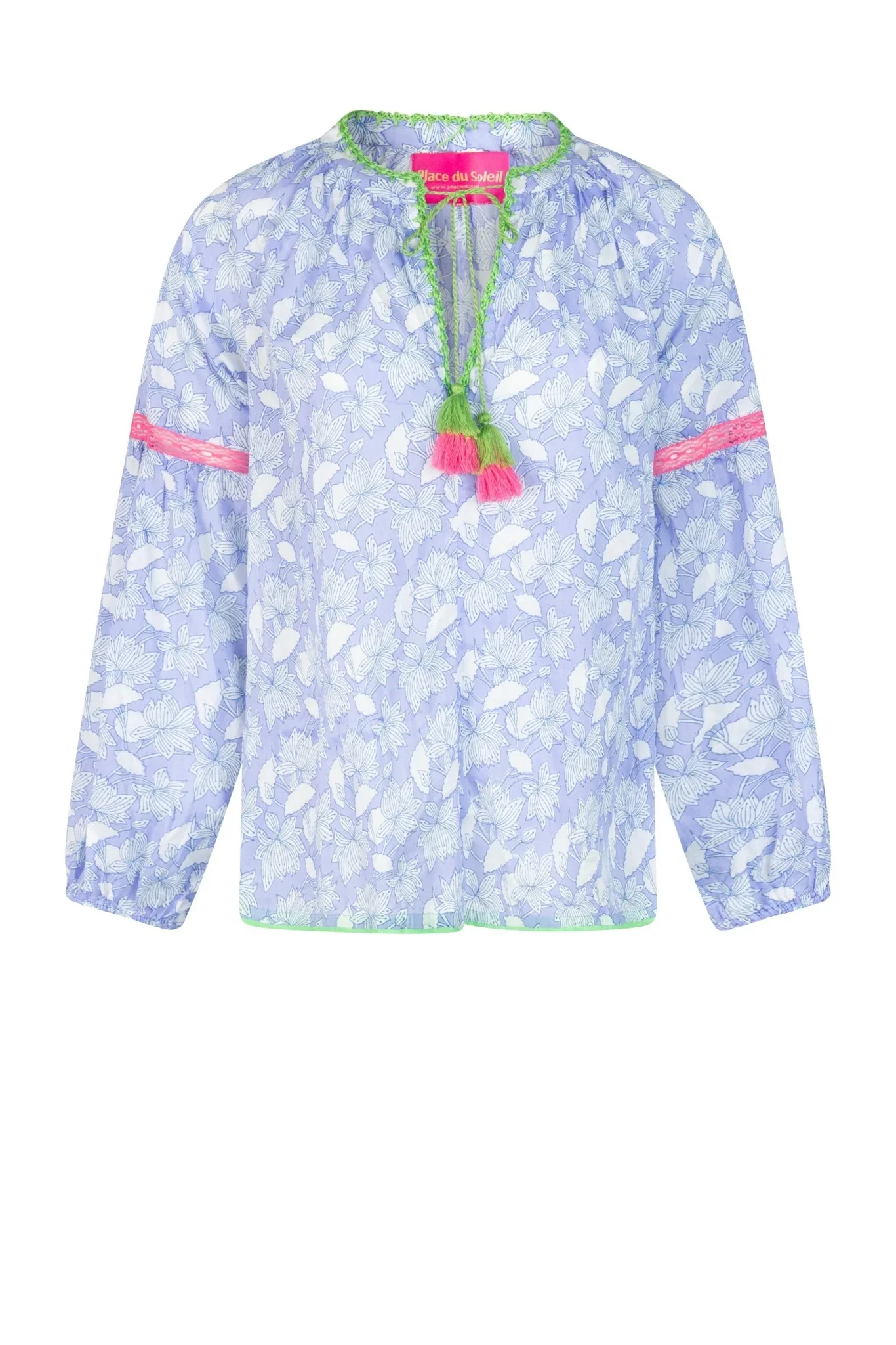 Lila Top | Print - Image 4