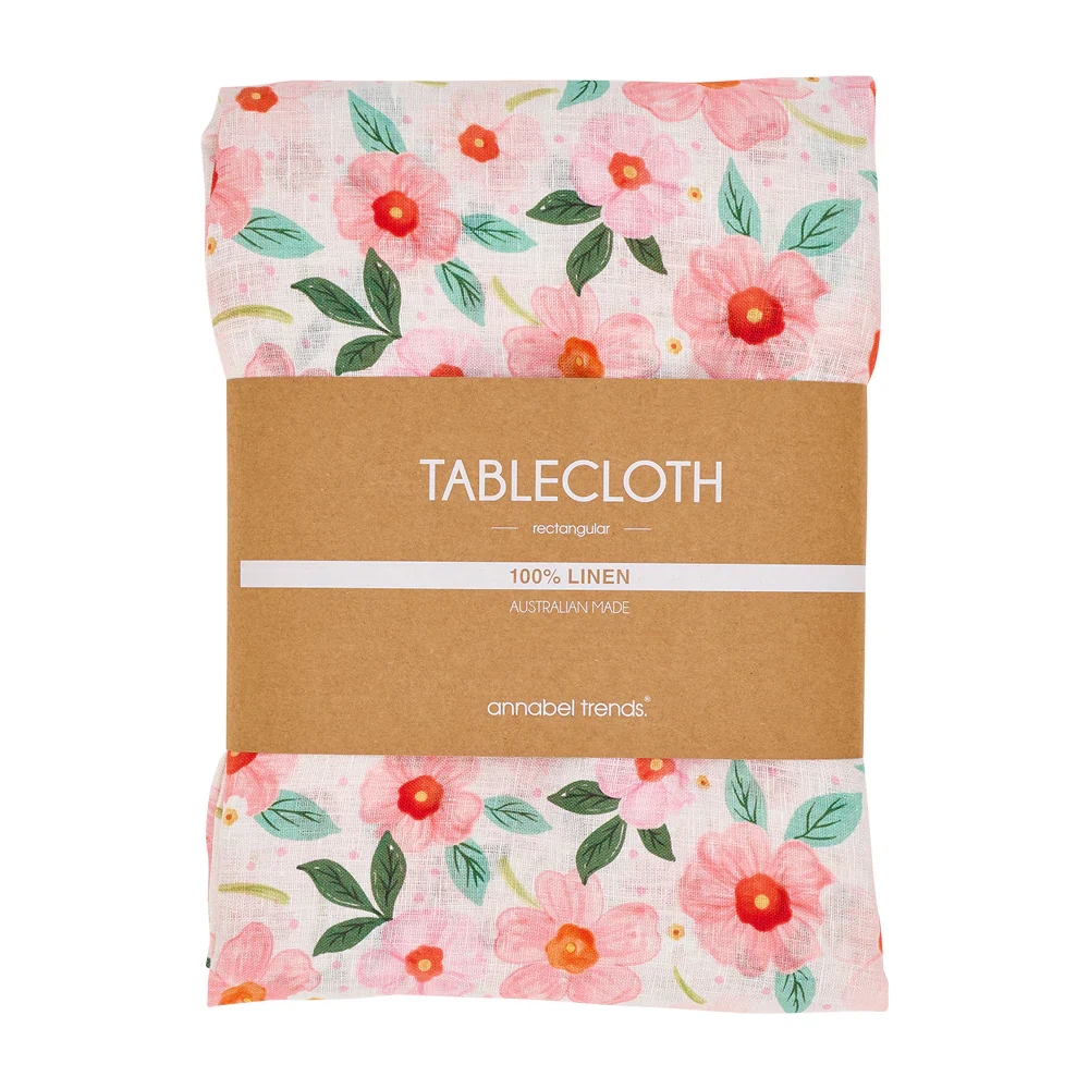 Linen Tablecloth | Meadow Blush