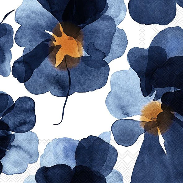 Marimekko Cocktail Napkins | Valssi Blue