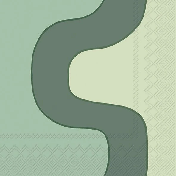 Marimekko Napkins | Seireeni Light Green