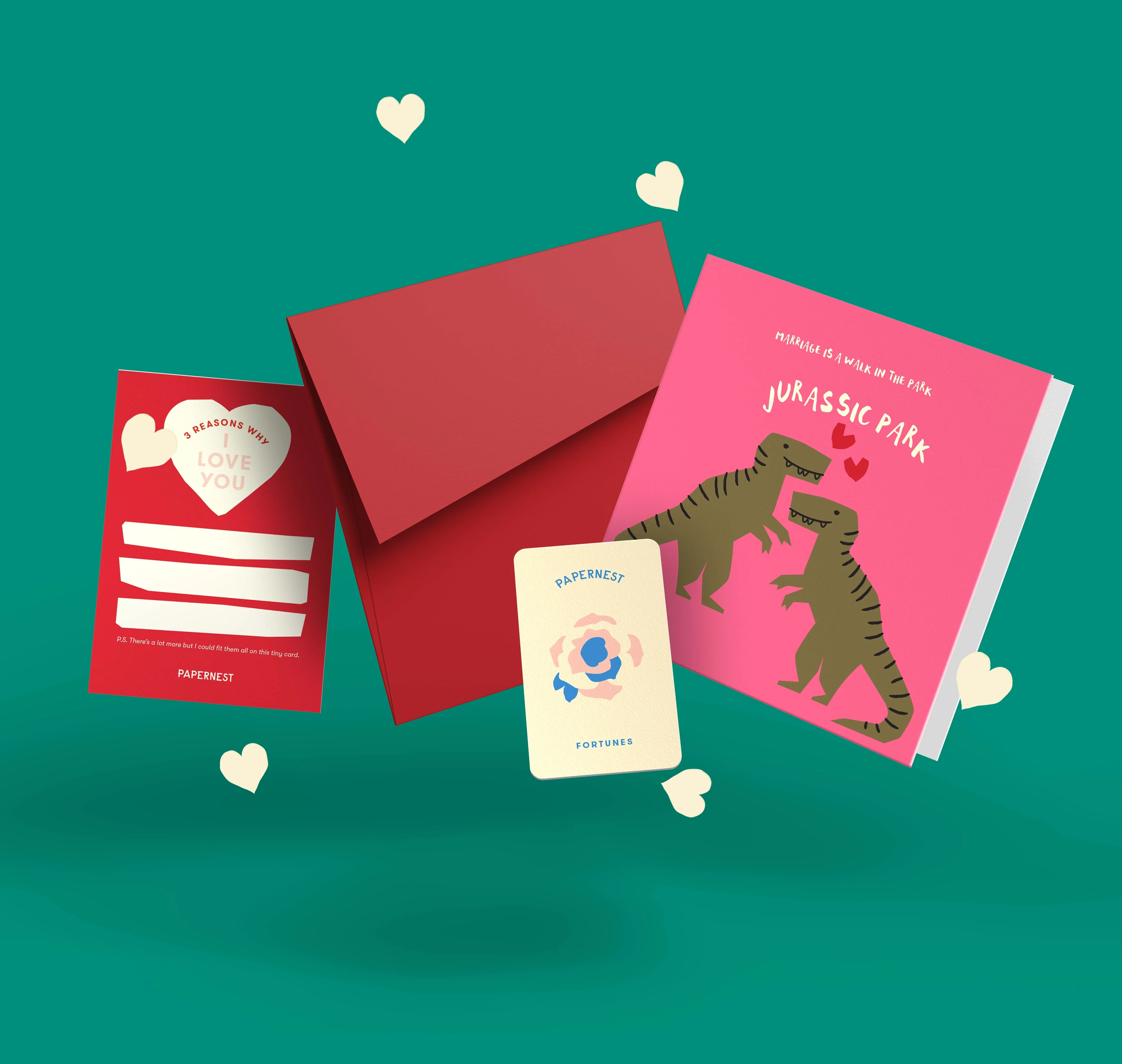 Marriage Is A Walk In The Park, Jurassic Park Card - Image 2