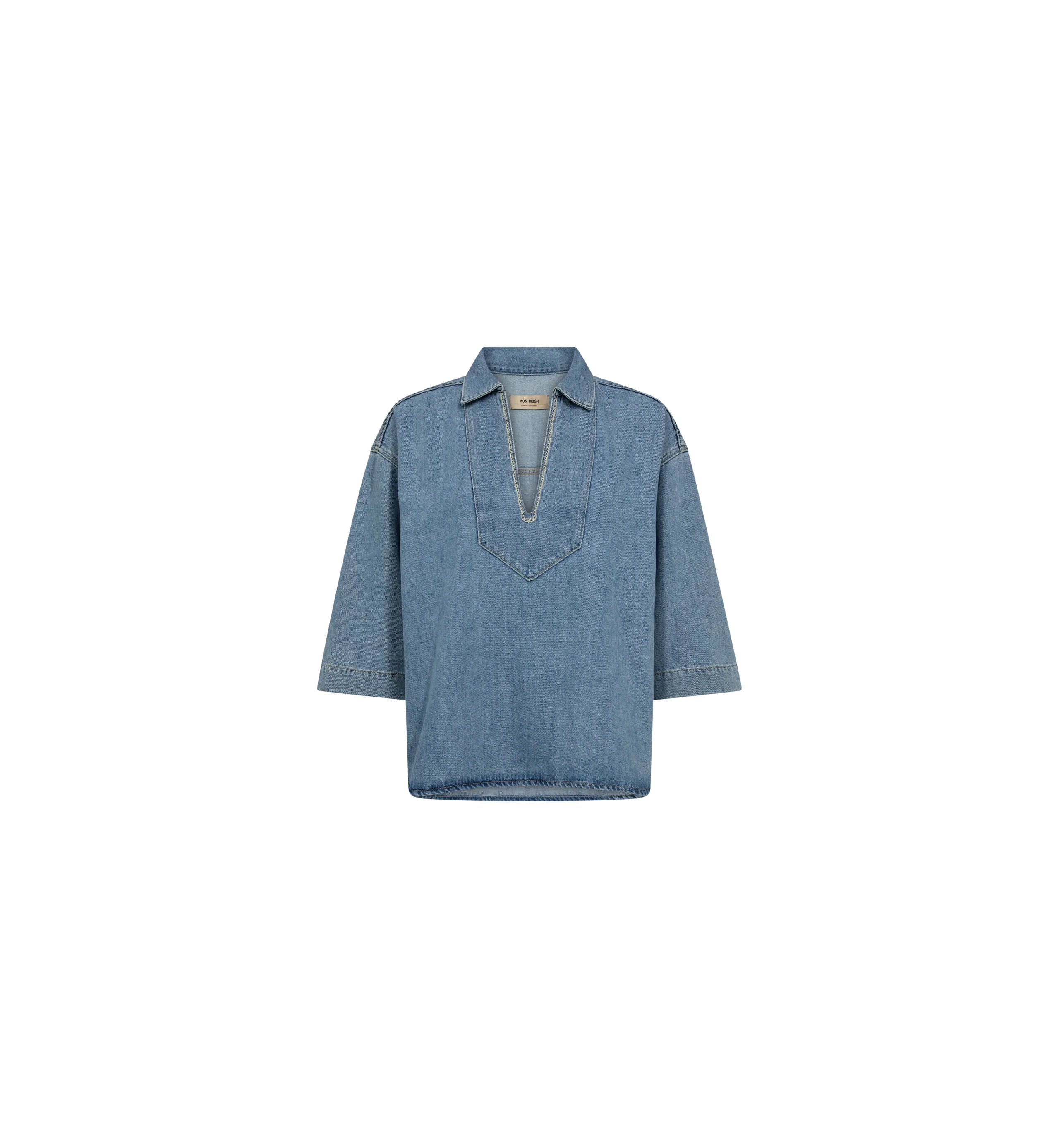Merla Deco Shirt | Light Blue - Image 5