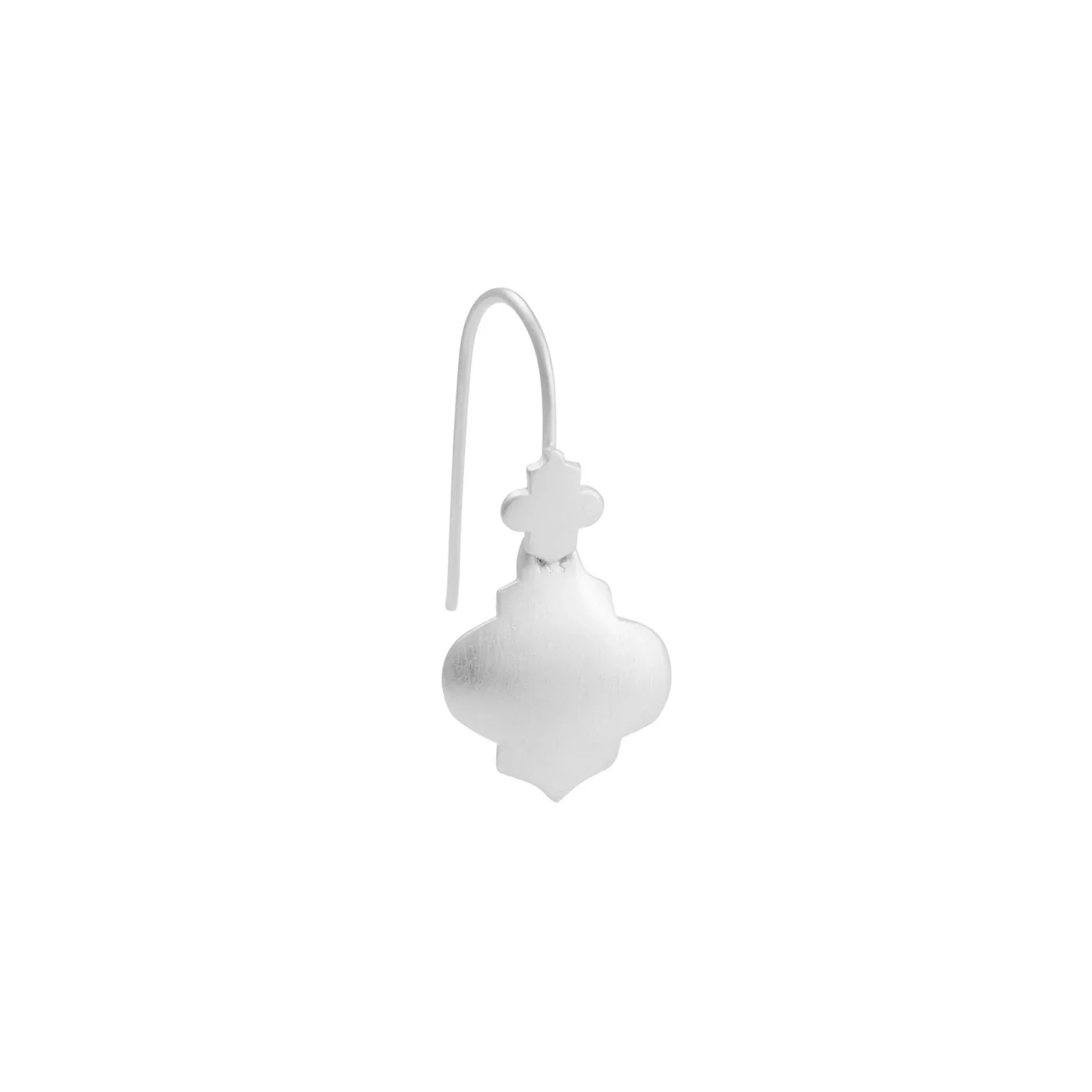 Mini Moroccan Drop Earrings | Silver - Image 3