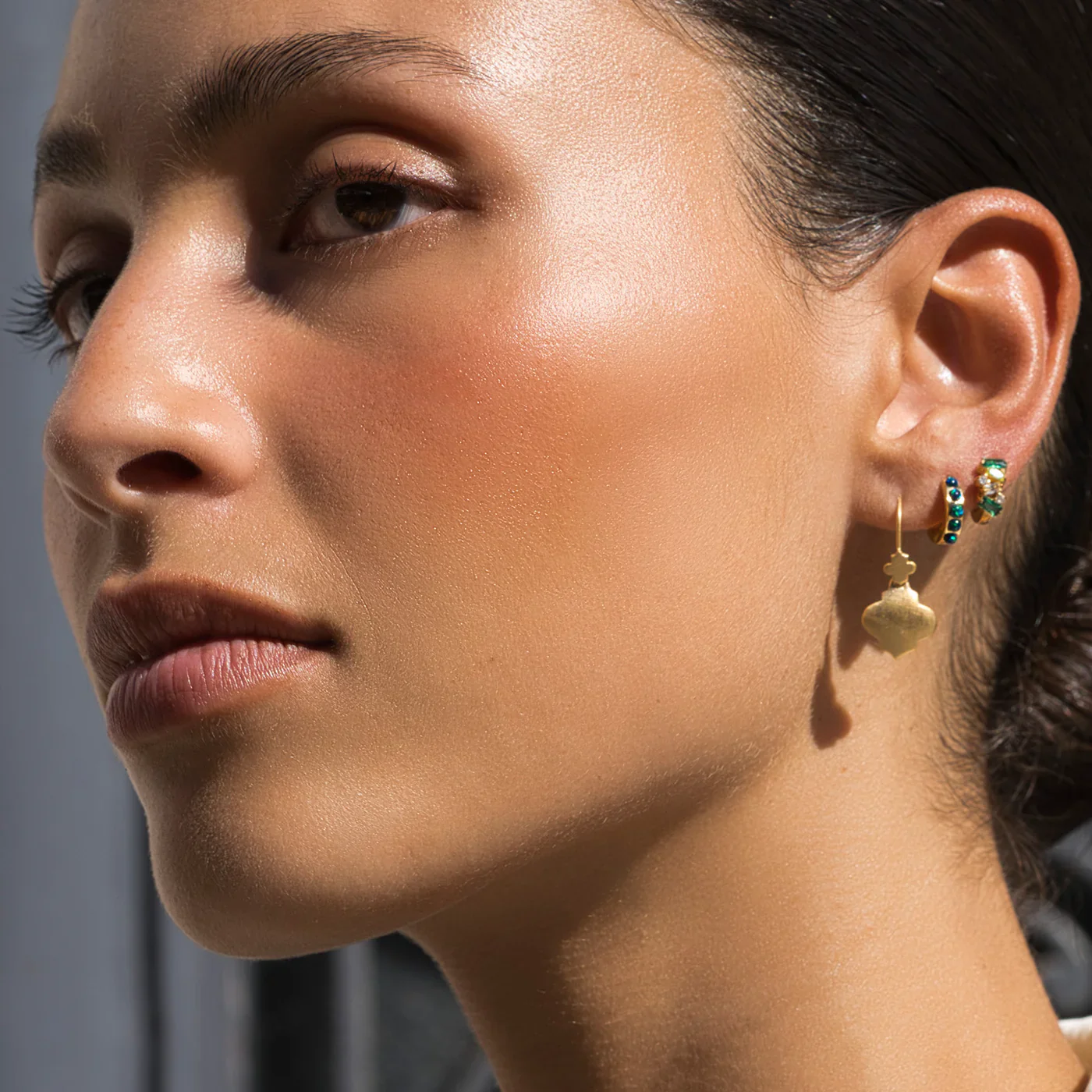 Mini Moroccan Earrings | Gold - Image 5