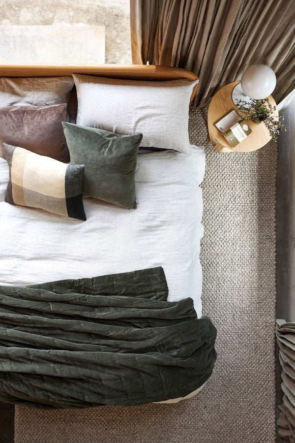 Morandi Handwoven Linen Cushion | Multi - Image 3