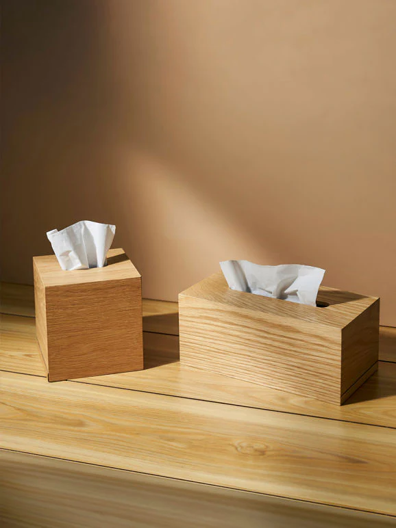 Oku Tissue Box Small | Natural Oak - Image 3