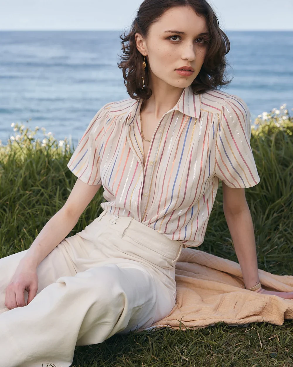 Persanne blouse | Striped - Image 3