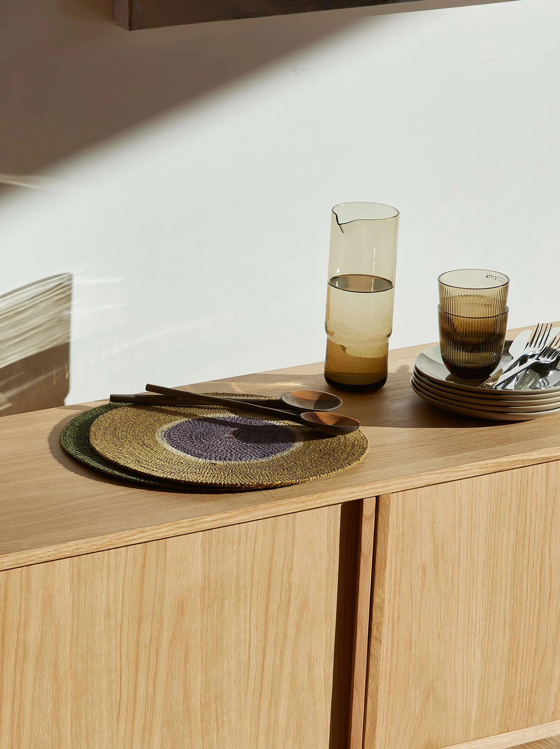 Pinto Placemat | Ochre/Lupin - Image 3