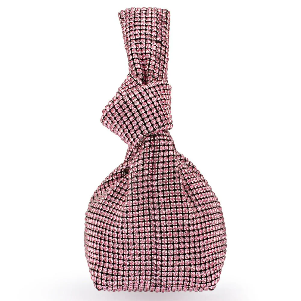 Polly Crystal Shoulder Bag | Pink - Image 4