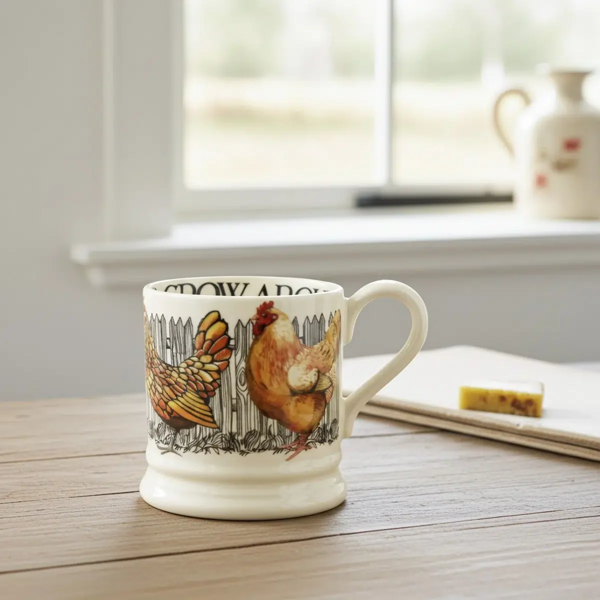 Emma Bridgewater  Something to Crow About ½ Pint Mug