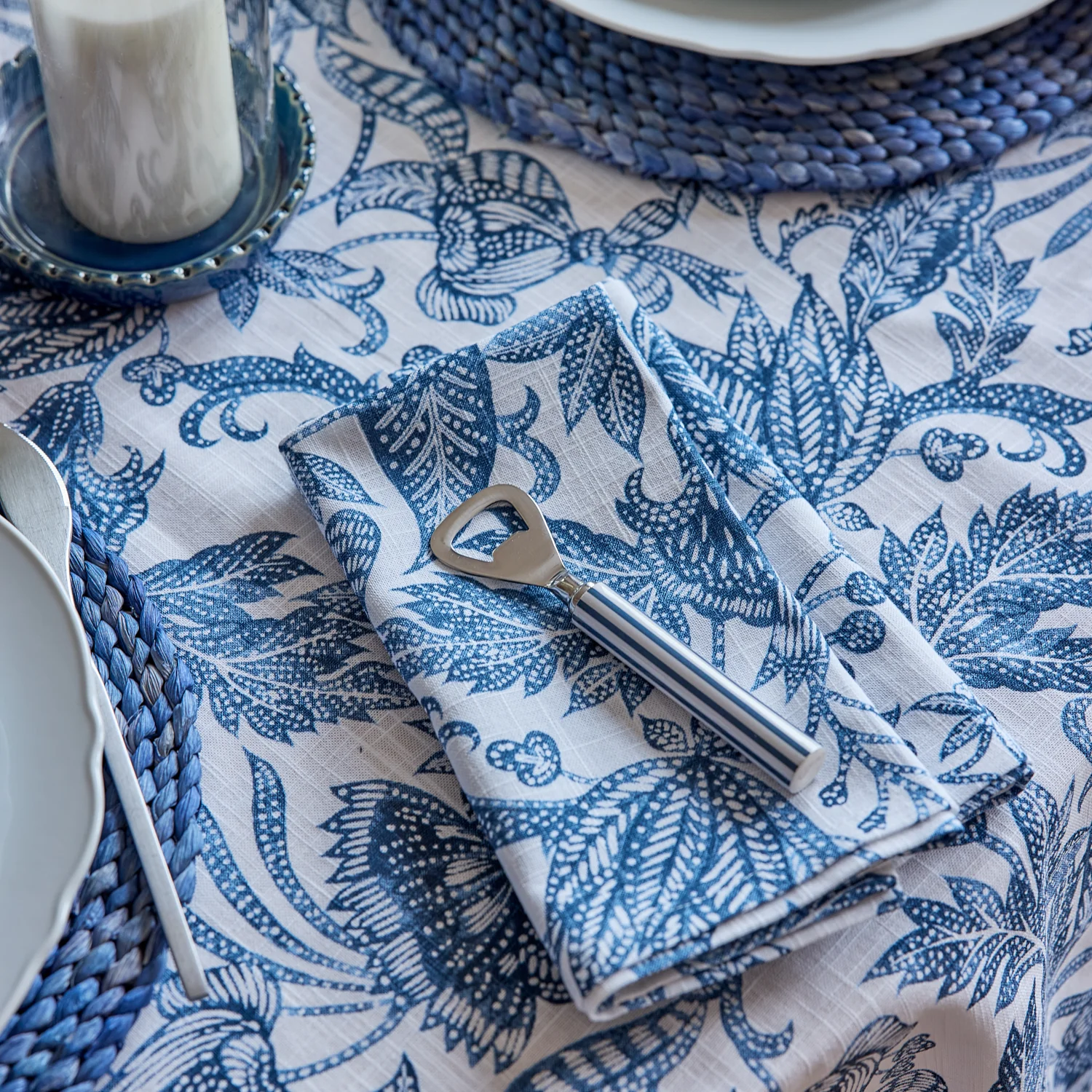 Samara Dark Blue Napkin | Set 4