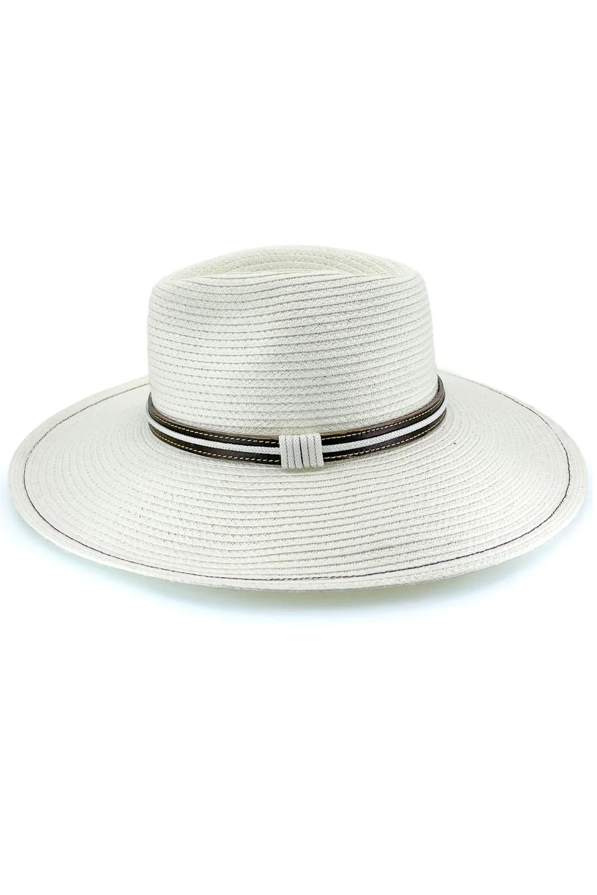 St Tropez Wide Brim Fedora | Ivory - Image 3