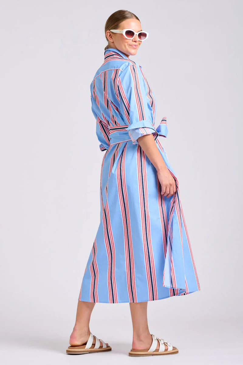 The Luna Dress | Nautical Stripe - Image 3