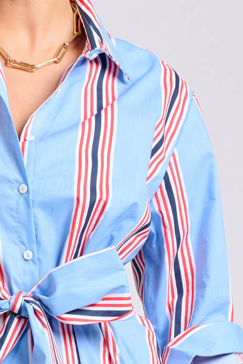 The Luna Dress | Nautical Stripe - Image 4