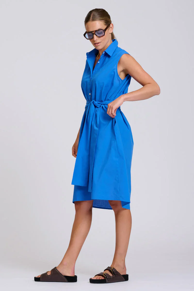 The Sandra Shirtdress | Royal Blue - Image 6