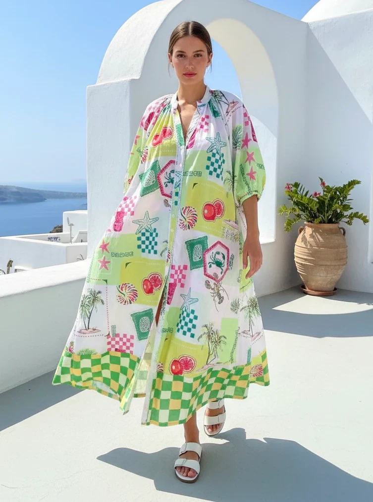 Tropical Lime Dress - Image 2