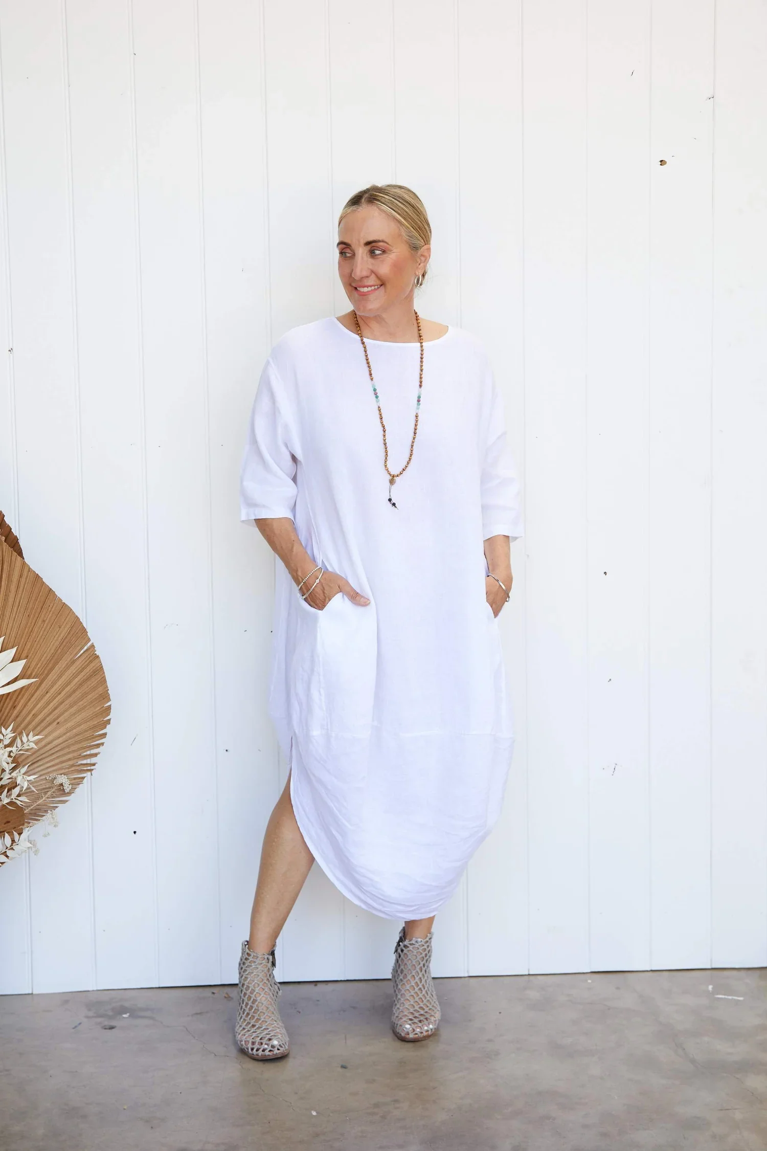 Tulip Dress | White