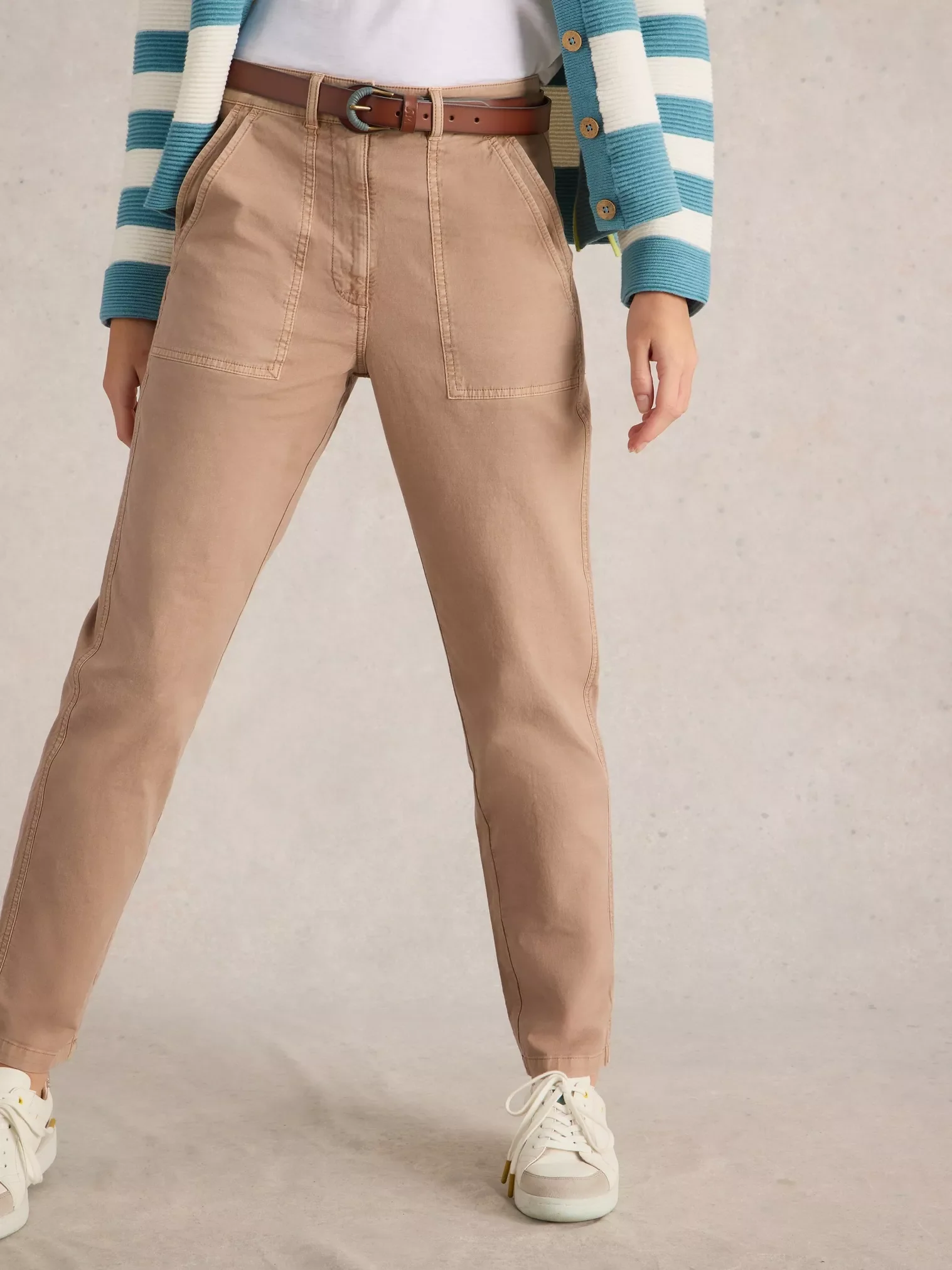 Twister Chino Trouser | Light Natural
