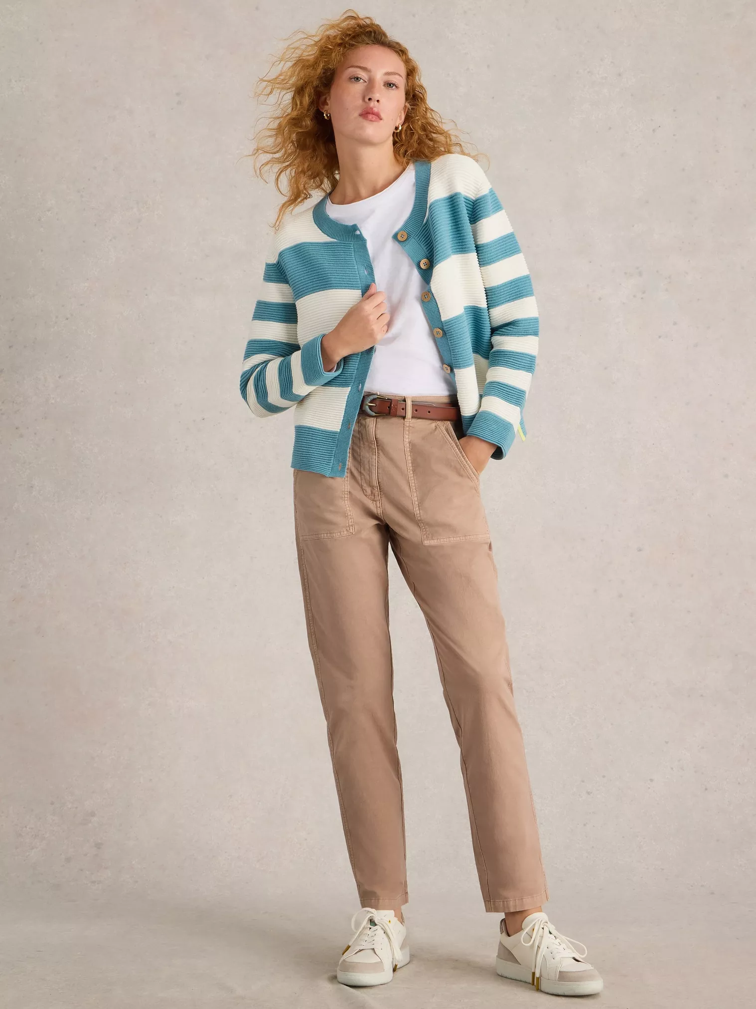 Twister Chino Trouser | Light Natural - Image 2