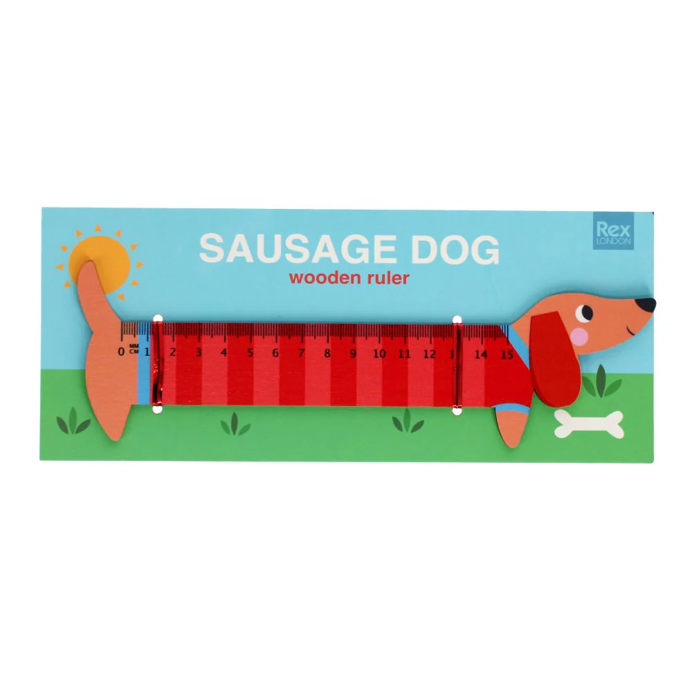 Wooden Ruler | Sausage Dog